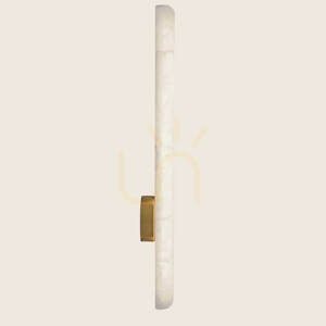 Lampă de perete cu LED 19 W, 3000 K, Triac, Alabaster – Alamă ZAMBELIS small 2