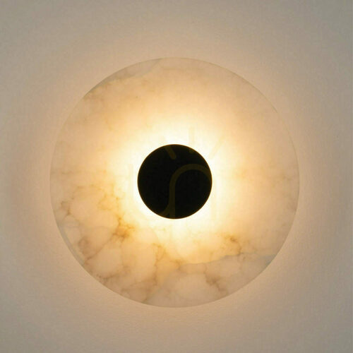 Verifica Lampă LED de perete 5 W, 3000 K, culoare alabaster – negru mat ZAMBELIS