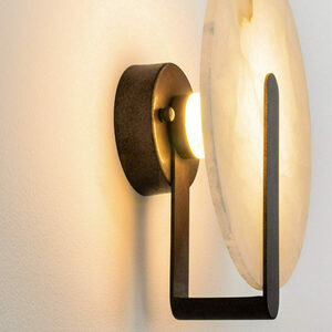 Lampă LED de perete 5 W, 3000 K, culoare Alabaster - Rust ZAMBELIS small 2