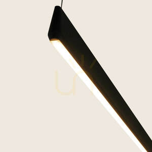 Lampă suspendată cu LED-uri, 32 W, 3000 K, Triac, negru nisipiu, ZAMBELIS small 2