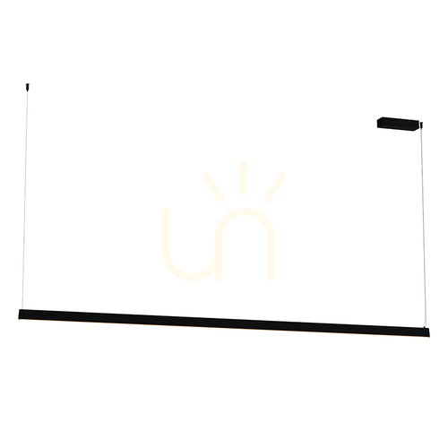 Verifica Lampă suspendată cu LED-uri, 42 W, 3000 K, Triac, negru nisipiu, ZAMBELIS
