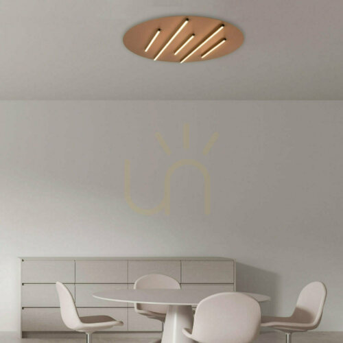 Verifica Lampă LED de tavan 52 W, 3000 K, negru mat, tip Stick – Sandy Brick, soclu roșu, ZAMBELIS