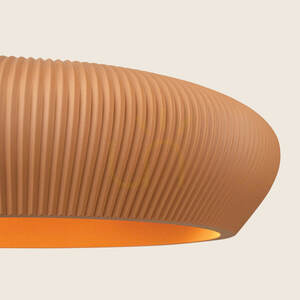 Lampă suspendată 2xG9 LED MAX 9W Terracotta - Argilă neagră nisipoasă - Metal ZAMBELIS small 2