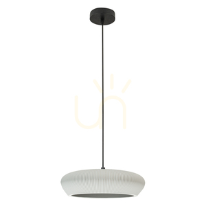 Lampă suspendată 2xG9 LED MAX 9W Gri - Negru nisipos argilos - Metal ZAMBELIS small 1