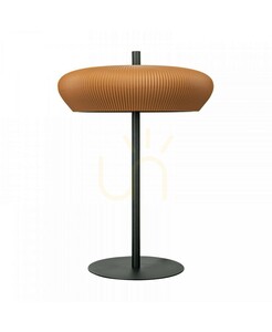 Lampa de masă 2xg9 LED MAX 9W Terracotta – Argilă neagră nisipoasă – Metal ZAMBELIS small 1