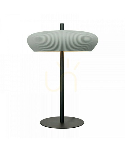 Verifica Lampa de masă 2xg9 LED MAX 9W Gri - Negru nisipos argilos - Metal ZAMBELIS
