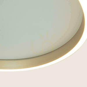 Lampă LED de tavan 27 W, 2700 K–3000 K–4000 K, auriu mat, ZAMBELIS small 1