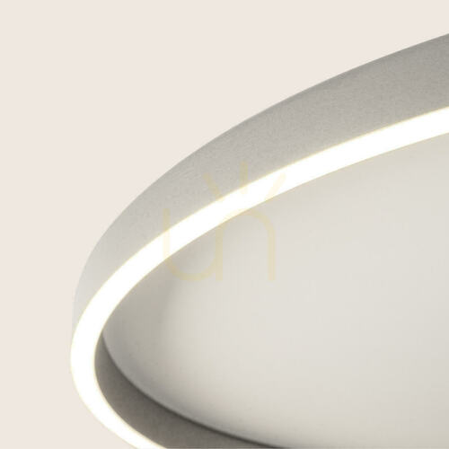 Verifica Lampă LED de tavan 41 W, 2700 K–3000 K–4000 K, argintiu periat, ZAMBELIS