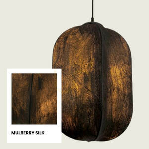 1 lampă suspendată cu soclu E27, max.. 15 W, culoare „Mulberry Silk” – negru metalizat, ZAMBELIS small 1