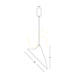 1 lampă suspendată cu soclu E27, max.. 15 W, culoarea „Mulberry Silk” – alb metalizat, ZAMBELIS small 4