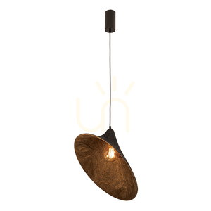 1 lampă suspendată cu soclu E27, max.. 15 W, culoare „Mulberry Silk” – negru metalizat, ZAMBELIS small 0