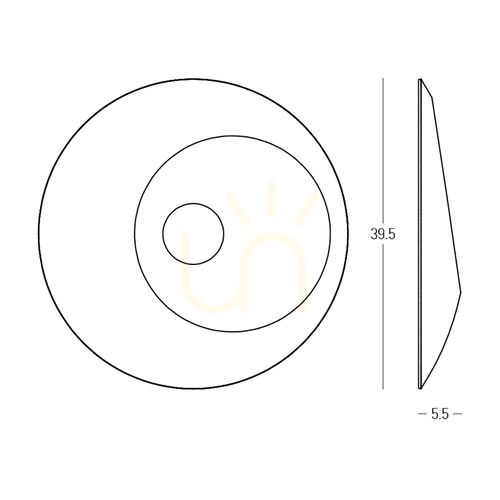 Verifica Aplică LED 6 W, model Acoustic, gri închis, ZAMBELIS