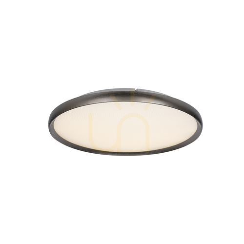 Verifica Lampă LED de tavan 20 W, 2700 K–3000 K–4000 K, din aluminiu – acrilic microprismatic, gri periat, ZAMBELIS