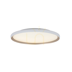 Lampă LED de tavan 42 W, 2700 K–3000 K–4000 K, din aluminiu – acrilic microprismatic alb mat – auriu ZAMBELIS small 0