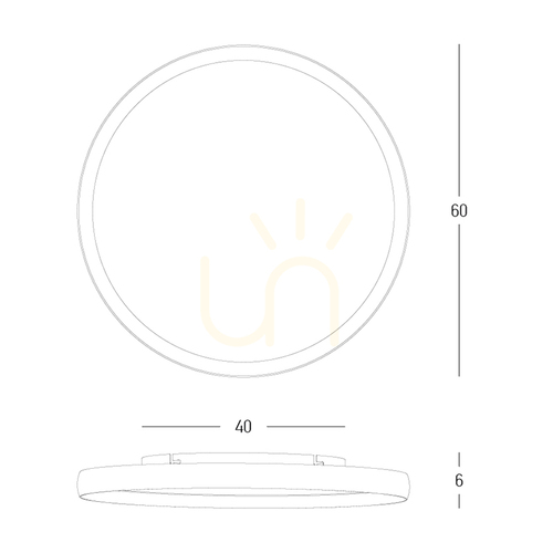 Verifica Lampă LED de tavan 42 W, 2700 K–3000 K–4000 K, din aluminiu – acrilic microprismatic, gri periat, ZAMBELIS