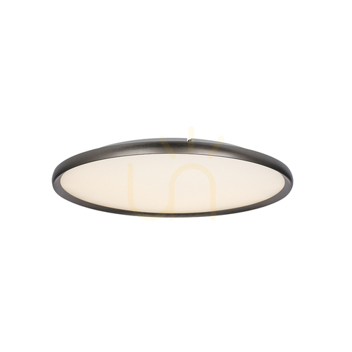 Verifica Lampă LED de tavan 42 W, 2700 K–3000 K–4000 K, din aluminiu – acrilic microprismatic, gri periat, ZAMBELIS