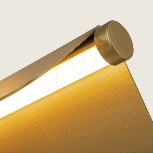 Verifica Lampă LED de podea 12 W, 3000 K, auriu periat, cu deflectoare de lumină reglabile – ZAMBELIS