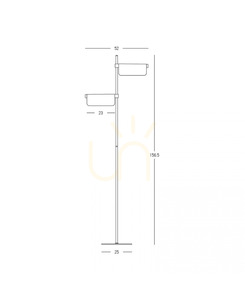 Lampă de podea LED Zambelis 25194, auriu periat, 12 W, 3000 K small 4