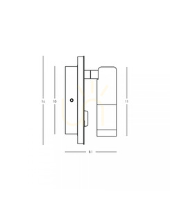 Aplică de citit Zambelis 25303 cu iluminare indirectă, negru mat, LED 3+6 W 3000 K small 2