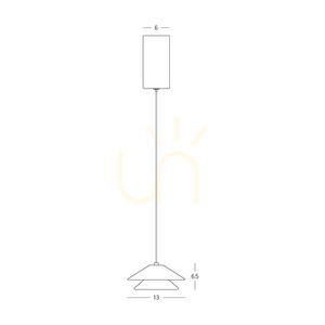 Lampă suspendată LED Zambelis 25347, negru și auriu periat, 9 W, 3000 K small 4