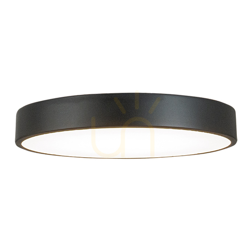 Verifica Lampă LED de tavan 28 W, 3000 K, negru mat – aluminiu – acrilic ZAMBELIS