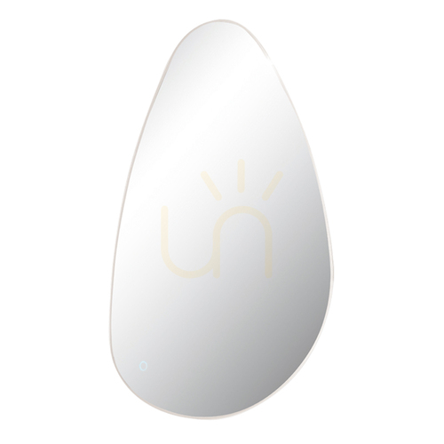 Verifica Oglindă cu iluminare LED de 18 W, 3000 K–4000 K, comutator tactil cu reglare a intensității luminoase, IP44, ZAMBELIS