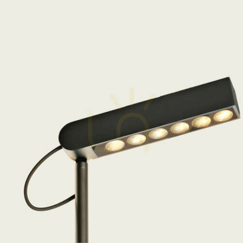 Verifica Lampă LED de exterior tip stâlp, 8 W – 24 V, 3000 K, negru nisipos, IP65, ZAMBELIS