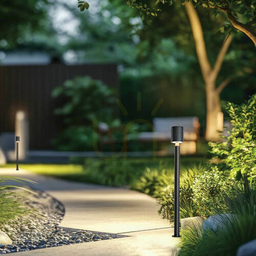 Verifica Lampă LED de exterior pentru pardoseală, 8 W, 3000 K, negru nisipiu, IP65, ZAMBELIS