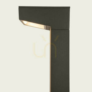 Lampă LED de exterior tip stâlp, 12 W, 3000 K, culoare grafit, unghi de iluminare asimetric, IP65, ZAMBELIS small 2