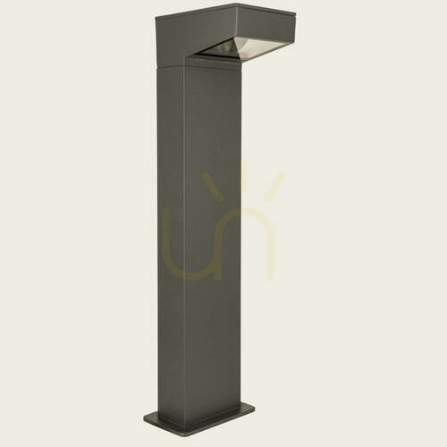 Verifica Lampă LED de exterior tip stâlp, 12 W, 3000 K, culoare grafit, unghi de iluminare asimetric, IP65, ZAMBELIS