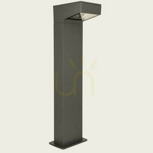 Lampă LED de exterior tip stâlp, 12 W, 3000 K, culoare grafit, unghi de iluminare asimetric, IP65, ZAMBELIS small 0