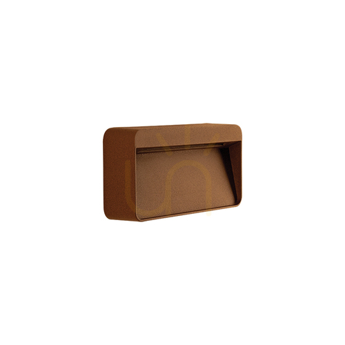 Verifica Lampă LED de exterior pentru trepte, 6 W, 3000 K, aluminiu maro, IP65, ZAMBELIS