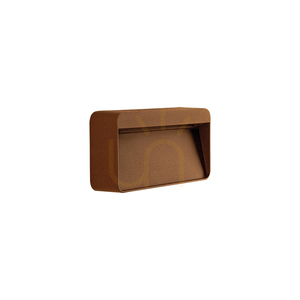 Lampă LED de exterior pentru trepte, 6 W, 3000 K, aluminiu maro, IP65, ZAMBELIS small 1