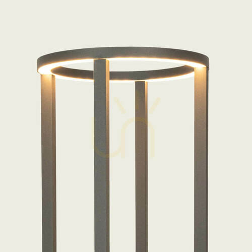 Verifica Lampă LED de exterior pentru pardoseală, 9,2 W, 3000 K, culoare grafit, IP65, ZAMBELIS