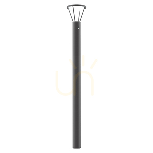 Lampă de exterior tip stâlp-bolard cu LED, alimentată cu energie solară, 5 W, 3000 K, aluminiu grafit, IP54, ZAMBELIS small 1