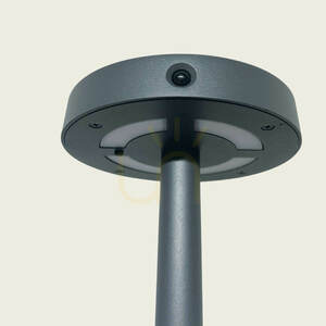 Lampă solară LED cu țeapă pentru exterior, 2 W, 3000 K, cu senzor, din aluminiu grafitat, IP54, ZAMBELIS small 2
