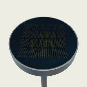 Lampă solară LED cu țeapă pentru exterior, 2 W, 3000 K, cu senzor, din aluminiu grafitat, IP54, ZAMBELIS small 3