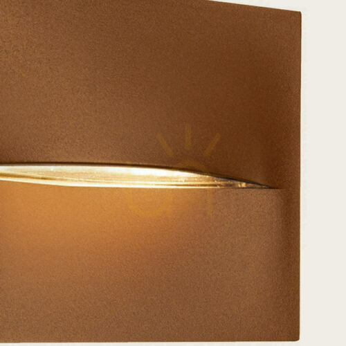 Verifica Lampă LED de exterior pentru trepte, 4 W, 3000 K, aluminiu maro, IP65, ZAMBELIS