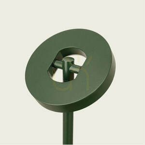 Lampă LED cu picior pentru exterior, 12 W, 3000 K, cu cap mobil, din aluminiu verde, IP65, ZAMBELIS small 2
