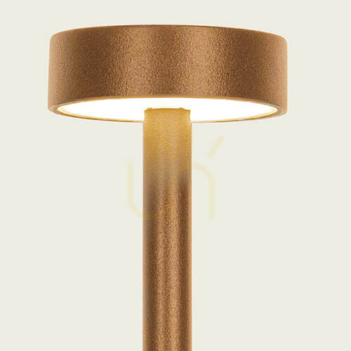 Verifica Lampă LED cu țeapă pentru exterior, 1,5 W – 24 V, 3000 K, maro, oțel inoxidabil, IP65, ZAMBELIS