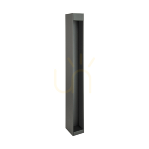 Lampă LED de exterior tip stâlp, 12 W, 2200 K–4000 K, aluminiu grafit, IP65, ZAMBELIS small 1