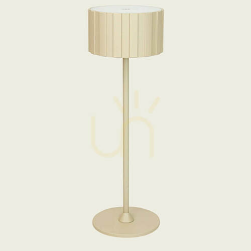 Verifica Lampă de masă portabilă pentru exterior cu LED, 2 W, 2700 K–4000 K–6500 K, culoare nisip, IP44, ZAMBELIS