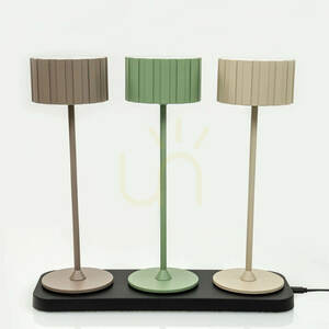 Lampă de masă portabilă pentru exterior cu LED, 2 W, 2700 K–4000 K–6500 K, verde nisip, IP44, ZAMBELIS small 3