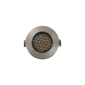 Corp de iluminat LED încastrat pentru exterior, 1 W, 2700 K, cu grilaj tip fagure din oțel inoxidabil, grad de protecție IP65, ZAMBELIS small 1