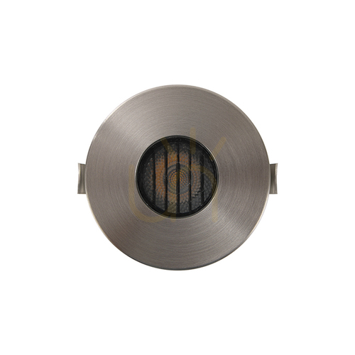 Verifica Corp de iluminat LED încastrat pentru exterior, 3 W, 3000 K, cu filtru tip fagure din oțel inoxidabil, grad de protecție IP65, ZAMBELIS