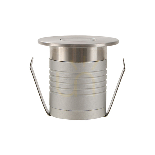 Verifica Corp de iluminat LED încastrat pentru exterior, 3 W, 2700 K, cu grilaj tip fagure din oțel inoxidabil, grad de protecție IP65, ZAMBELIS