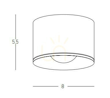 Verifica Spot LED de tavan 12 W, 4000 K, negru nisipiu, ZAMBELIS