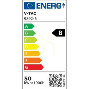 Proiector LED V-TAC cu cip CREE de 50 W, 185 lm/W, negru, VT-4456, 4000 K, 9250 lm, garanție de 6 ani small 8