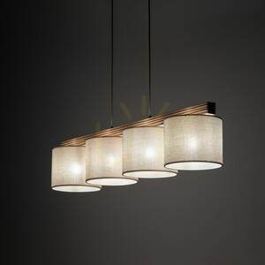 Lampa suspendată Viga Shade cu 4 becuri Xe27 small 1