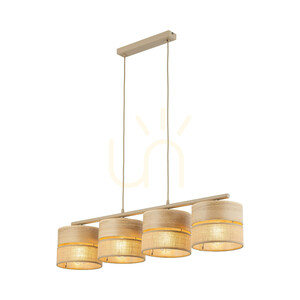 Lampa suspendată Dorma Wood Juta, 4 x E27 small 7